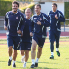 La futbolistas de la Cultural ya preparan el partido contra el Salamanca.