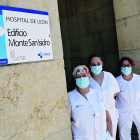 Personal sanitario contratado por la emergencia sanitaria del coronavirus en el hospital Monte San Isidro. F. Otero Perandones.