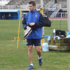 Mayordomo, tras un entrenamiento, interesa al Alcoyano como refuerzo de invierno.