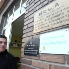 Julio Esquinas, en la sede de Beda en Ponferrada.