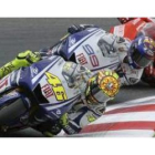 Valentino, Lorenzo, Stoner, codo con codo en las carreras y codo con codo en la clasificación del mu