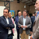 Felipe VI conoció en compañía del presidente de la Junta, Alfonso Fernández Mañueco y del presidente de Ineco, Fernando Vázquez el programa Ineco Rural TIC. DL