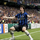 Milito celebra su gol, el segundo del Inter frente al Bayern.