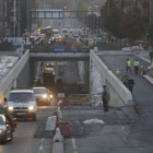 Los vehículos pudieron estrenar el paso soterrado, aunque sólo en los itinerarios desde La Virgen a