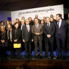 Imagen de alcaldes y ediles de la Red de Ciudades AVE.