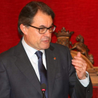 El presidente Artur Mas durante un acto en Tarragona.