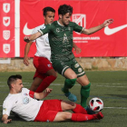 El equipo maragato acabó cediendo en la recta final del partido en tierras charras. MORGAN