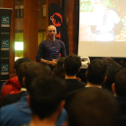 Karl Egloff impartió ayer su magisterio en la conferencia celebrada en el AC del Bierzo.