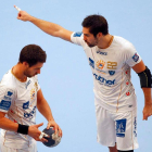 Luka y Nikola Karabatic en un partido de esta temporada.