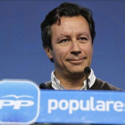 El vicesecretario de organización del PP, Carlos Floriano, el pasado 21 de octubre, en la sede del partido en Madrid.