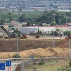 Las obras regresan al trazado de la León-Valladolid, en el enlace de la Ronda Sur.