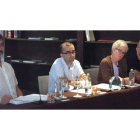 El presidente de la FOP, el alcalde de Cangas del Narcea, la representante de la CE y el coordinador del Life.