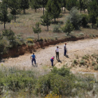 Labores de acondicionamiento del Monte San Isidro en una imagen de esta semana.