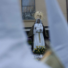 La Virgen de las Lágrimas ofrecerá su nuevo aspecto tras ser restaurada. JESÚS F. SALVADORES