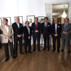 Visita de las personalidades a la Casa de León en Madrid