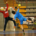 Entrenamiento de un partido de balonmano.