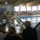 Interior de las piscinas del campus, en imagen de archivo.