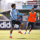 Isco durante la sesión de trabajo de España.
