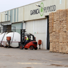 Instalaciones de la empresa de madera Garnica Plywood en Valencia de don Juan. CARLOS S. CAMPILLO