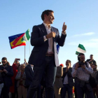 Rivera durante un acto en Los Baños del Carmen en Málaga.