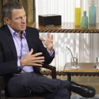 Lance Armstrong durante la entrevista «planetaria» que concedió a Oprah Winfrey.