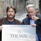 Emilio Estévez y Martin Sheen presentaron ayer «The Way» en Santiago.