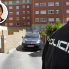 La policía traslada a Raquel Gago hasta le prisión desde su vivienda en Eras de Renueva, donde presenció el registro de su vivienda.