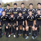Formación del equipo del CDF Peña que logró el ascenso a la Liga Nacional Juvenil. FERNANDO OTERO