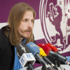 El líder de Podemos en Castilla y León, Pablo Fernández