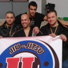 Integrantes del jiu-jitsu brasileño que se practica en León.