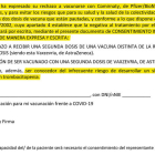 El consentimiento informado del Ministerio de Sanidad. DL