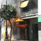 Incendio en El Derby