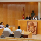 Parte de la Corporación en el Pleno celebrado en San Andrés.