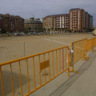 La calle Dos Hermanas durante la urbanización.