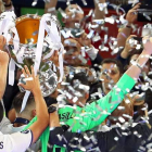 Los madridistas celebran por todo lo alto el título de la Liga de Campeones. KIKO HUESCA