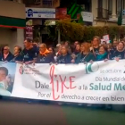 Manifestación en León por la salud mental