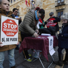 Las protestas contra los desahucios han sido una constante