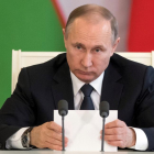 Vladimir Putin, durante una reunión en el Kremlin.