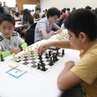 La imagen recoge a uno de los jugadores de Shangai que participa en el torneo de talentos. FERNANDO OTERO