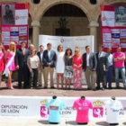 El Palacio de los Guzmanes volvió a ser escenario de la presentación oficial de la Vuelta a León