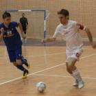 Ángel fue el autor de los tres goles del equipo leonés.