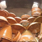 Cacharros en el horno árabe del Alfar-Museo