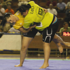 Ana María Sánchez, cuarta frente a Mónica Matía.