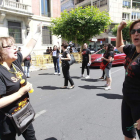 Las mujeres se concentraron ante la Subdelegación en León.