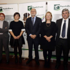 Felisa Becerra, Margarita Serna, José Miguel Fernández, Luisa Lombardero y García Marín. MARCIANO