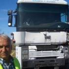 Amadeo Rodríguez es el conductor del camión siniestrado ayer