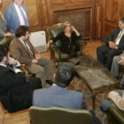 La presidenta y varios de sus diputados se reunieron ayer con una amplia representación del CEL