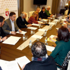 Un momento de la reunión celebrada ayer.