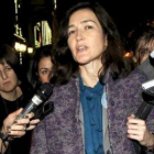 Ángeles González Sinde después de que su ley fracasara en el Congreso de los Diputados.