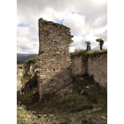 Castillo de Sarracín, que amenaza con desplomarse.
